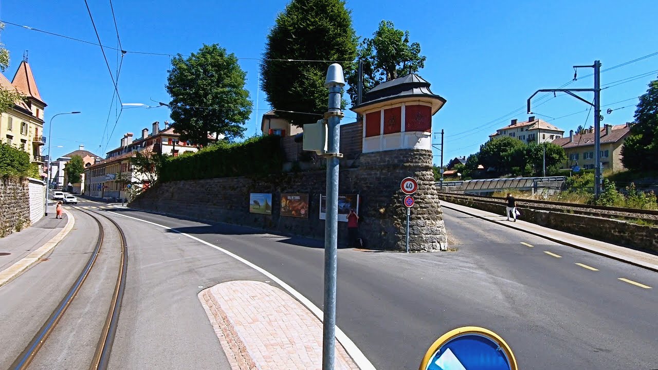 Chemins de fer du Jura - Driver’s Eye View - La Chaux de Fonds to Saignelégier with engine No.E164
