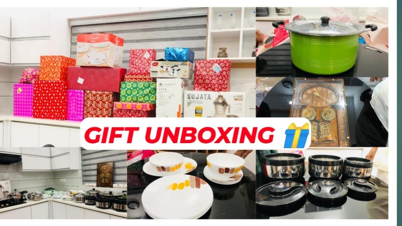 House warming gift unboxing //Gift unboxing video