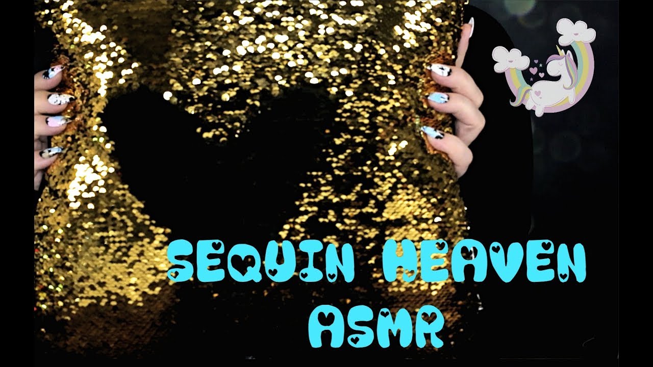 🎧ASMR SCRATCHING SEQUIN Pillow / NO TALKING 💕✨