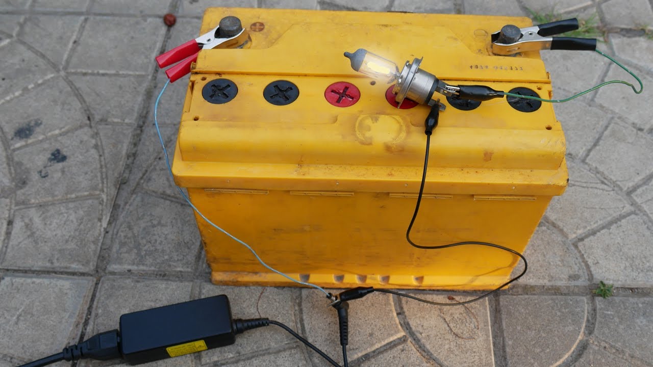 Как зарядить аккумулятор машины, зарядкой от ноутбука