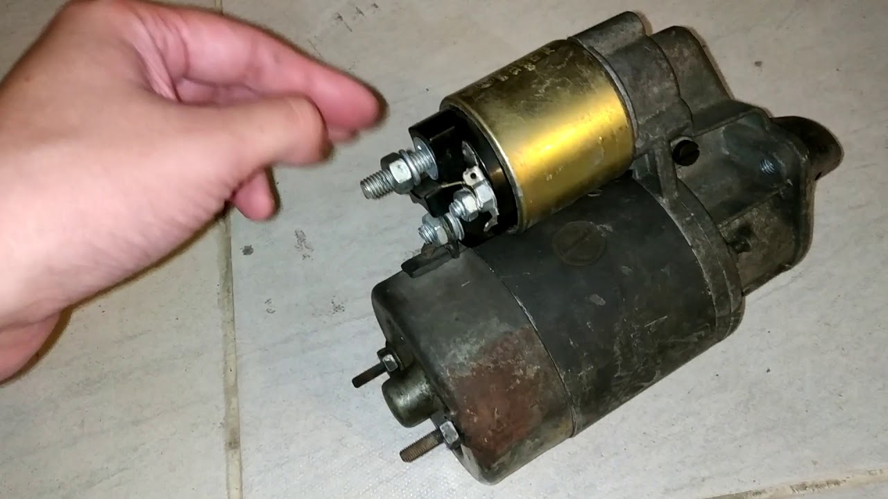 Removendo o Motor de Arranque do Fiat Uno