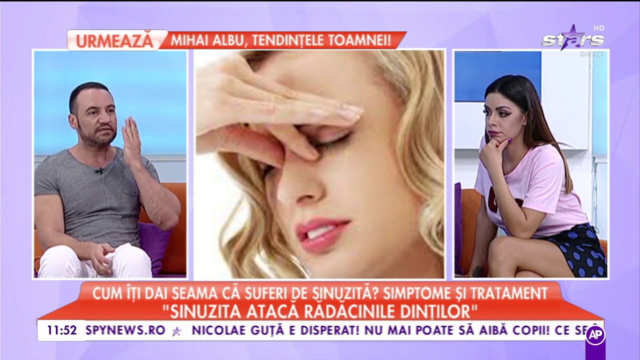 Cum îți dai seama că suferi de sinuzită
