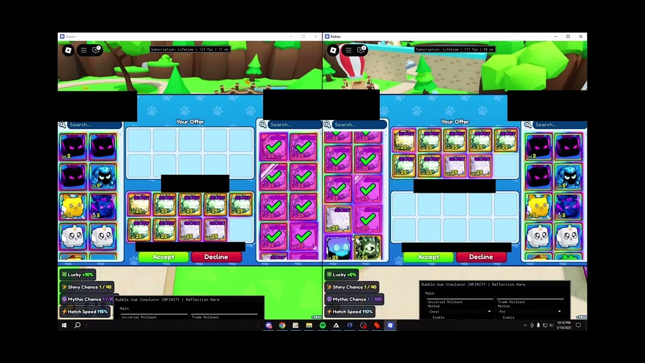 Bubble Gum Simulator INFINITY Script GUI / HACK & SCRIPT | DUPE SCRIPT & TRADE ROLLBACK PASTEBIN