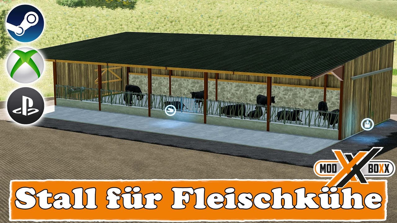 LS22 Mods | Stall F&uuml;r Fleischkuh | Farming Simulator 22 Modvorstellung