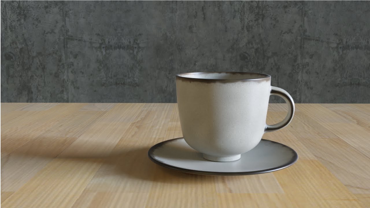 3Ds Max Cup Demonstration.