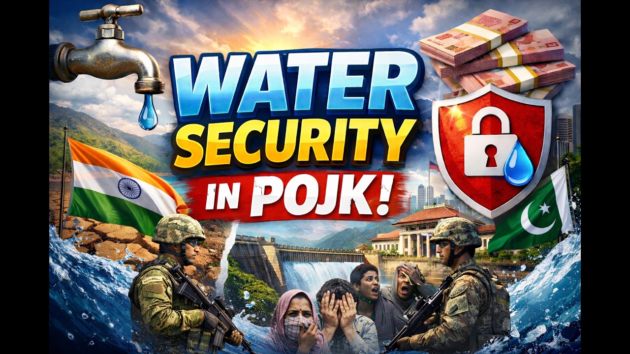 #water Security in #pakistan Occupied #jammukashmir