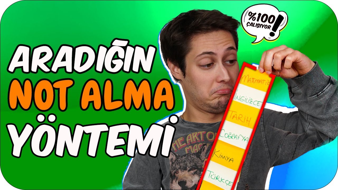 SANA EN UYGUN NOT TUTMA TEKNİĞİ BU VİDEODA! ⭐️