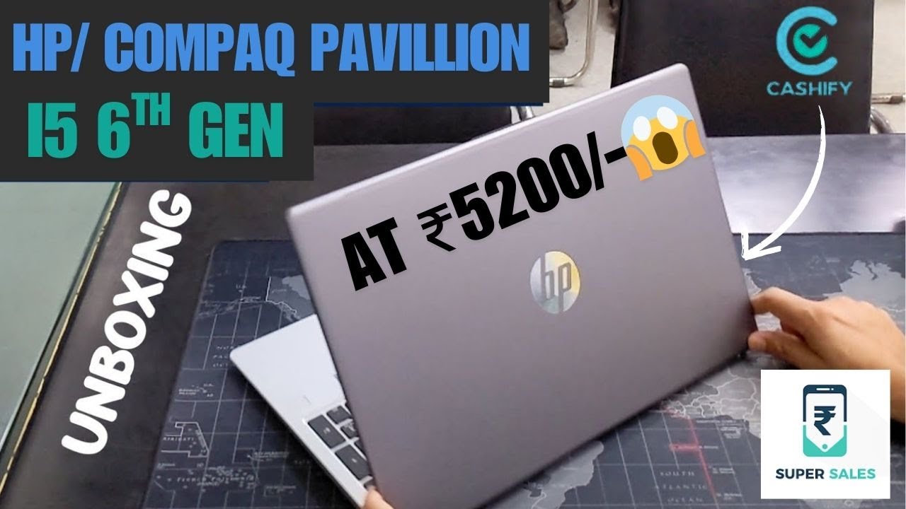 🎁 HP/Compaq Laptop Only ₹5200/- | Grade C i5 6th Gen | Unboxing & Review🔥#Unboxing #cashifysupersale