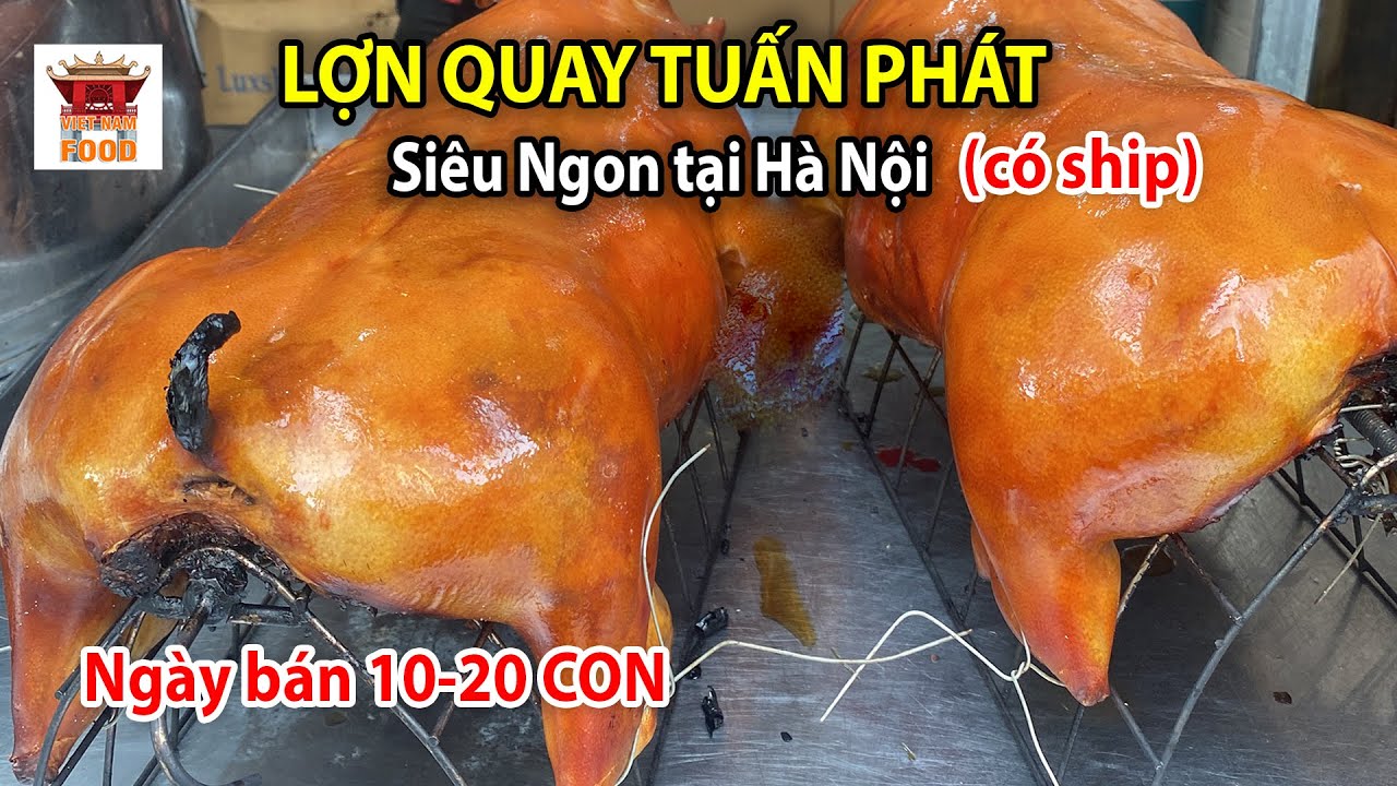 Cách Làm Lợn Quay Nguyên Con Giòn Tan Siêu Ngon Tại Hà Nội | Viet Nam Food