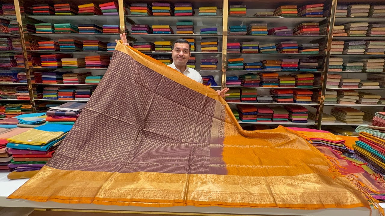 Bangalore Malleshwaram Cotton Silk, Kanchipuram Silk & Mysore Silk Sarees with Free Shipping.