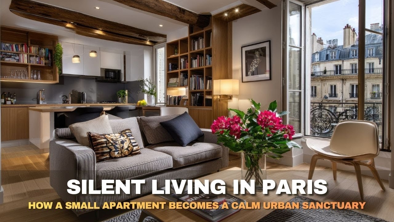 How a Smart Architect Turned a Tiny Paris Apartment into a Peaceful Urban Retreat