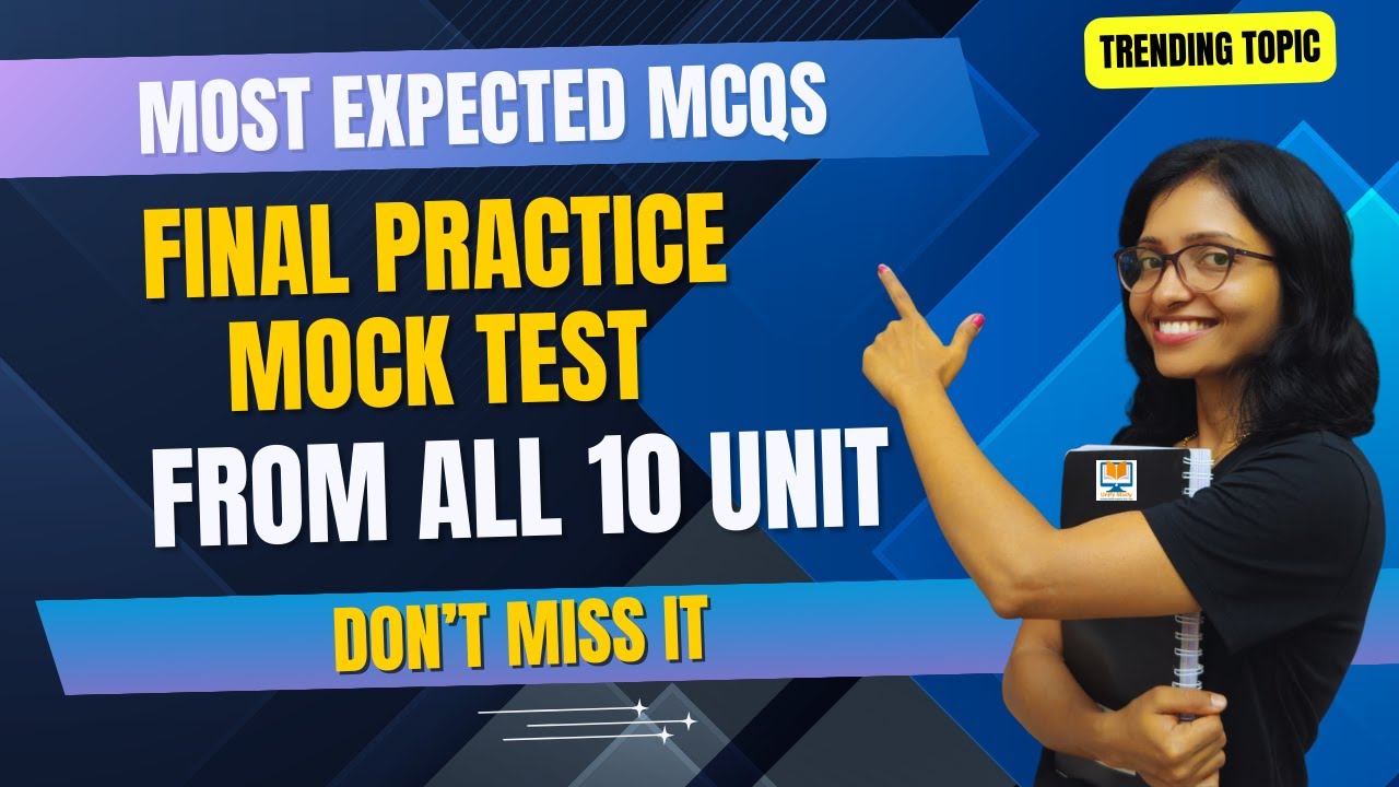 MARATHON-MOST EXPECTED Questions UGC NET Computer Science Dec 2025 from All 10 UNITS|FINAL PRACTICE