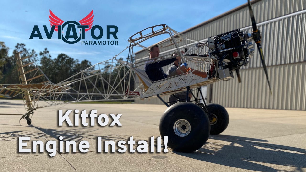 Установка движка Kitfox!! Эпизод «Семейка авиаторов»!!