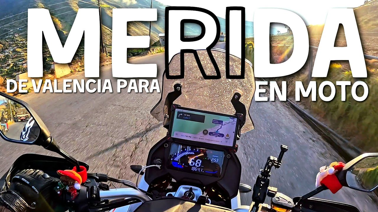 De valencia a MERIDA en moto | No me canso de venir 🇻🇪 | Amo MERIDA ❤️