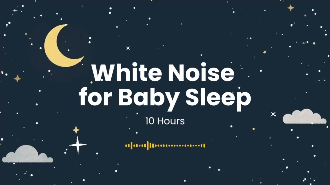 White Noise for Baby Sleep 10 Hours | Deep Sleep Sound for Newborns & Infants
