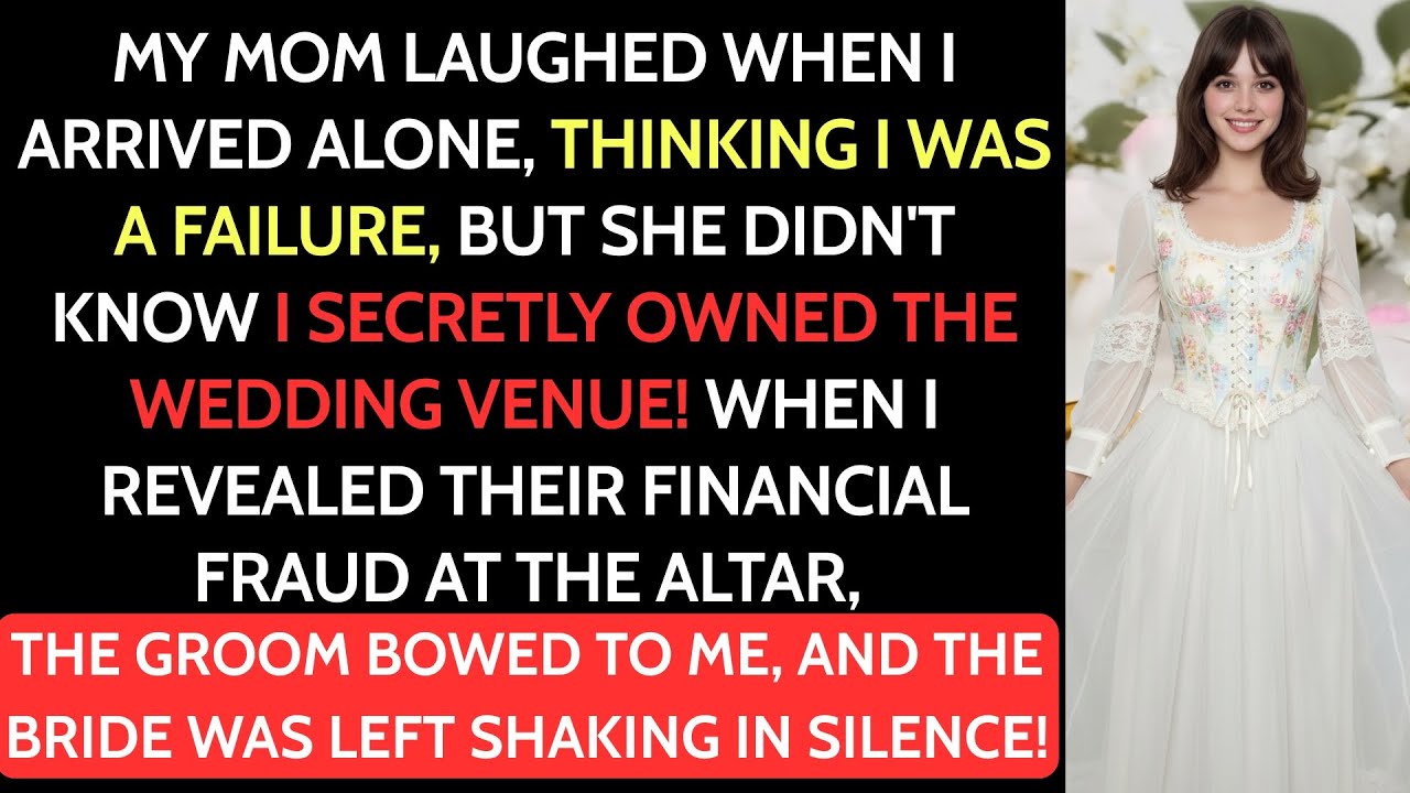 My Mom Laughed When I Showed Up Alone to My Sister’s Wedding—Until the Bride Couldn’t Even Speak