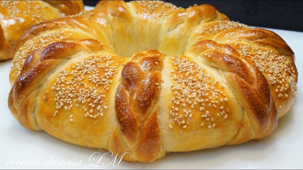 ROSCA RELLENA SALADA CON HARINA DE TODO USO