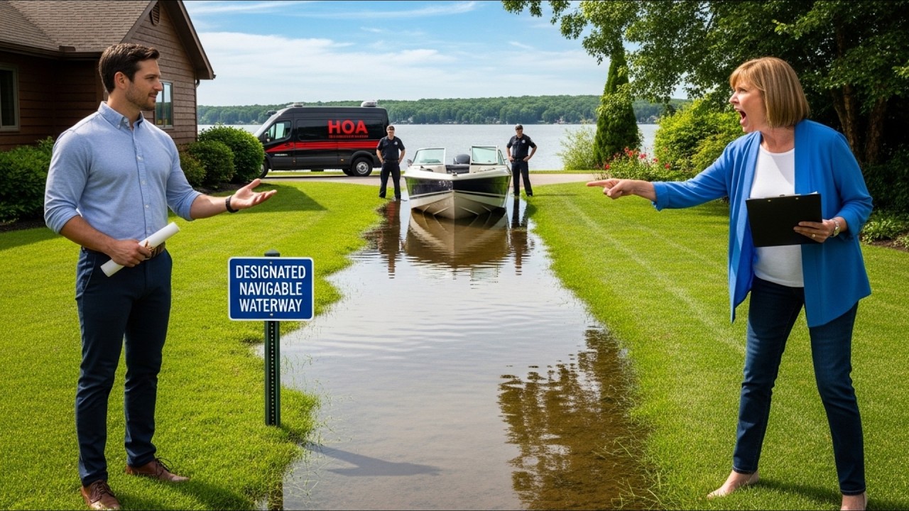 HOA Tried to Tow My Boat, So I Got My Yard Designated as a Navigable Waterway by the Coast Guard!