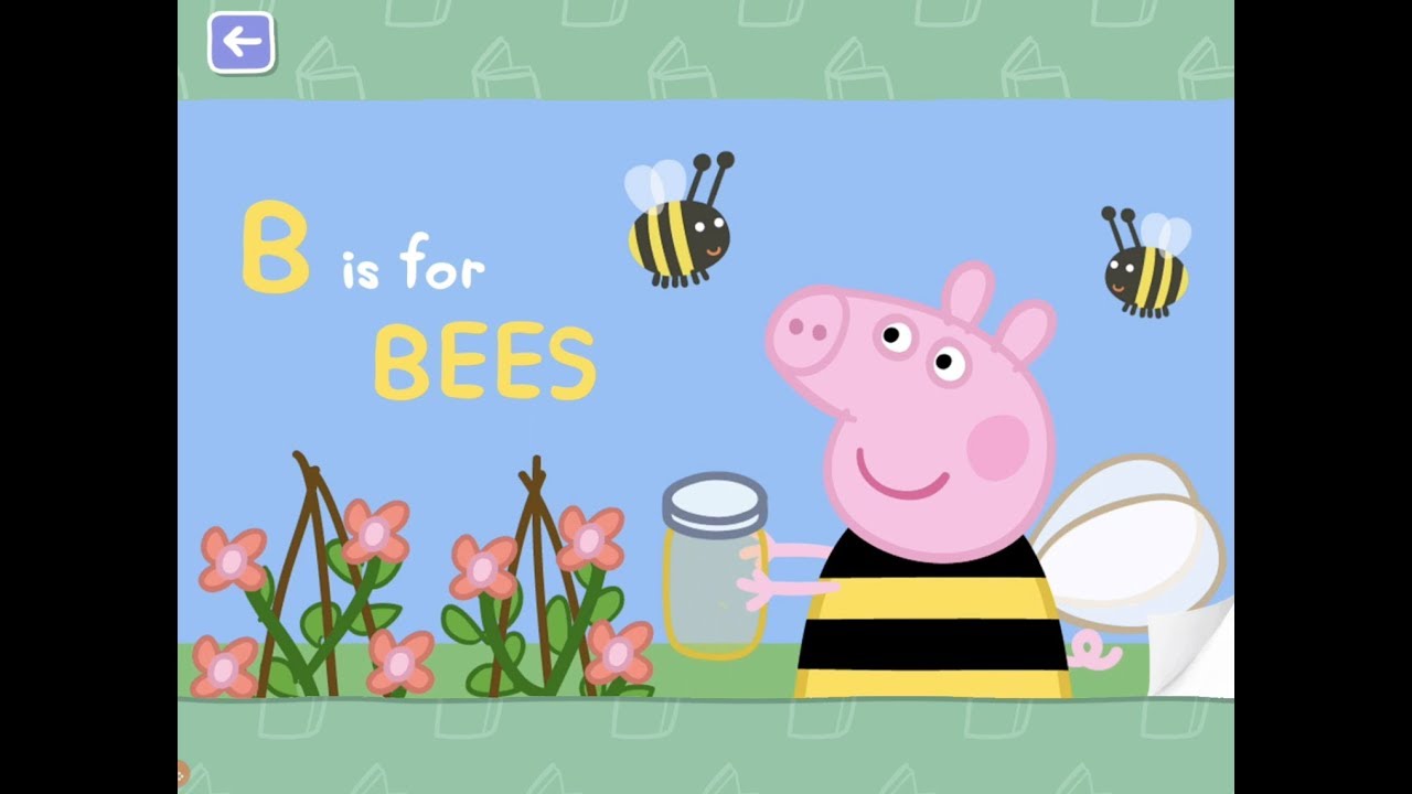 Peppa Pig's Alphabet Book! World of Peppa Pig video for kids