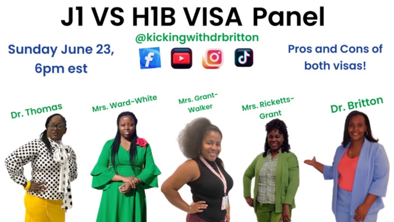 J1 versus H1B visa Panel! Come learn the Pros and Cons!