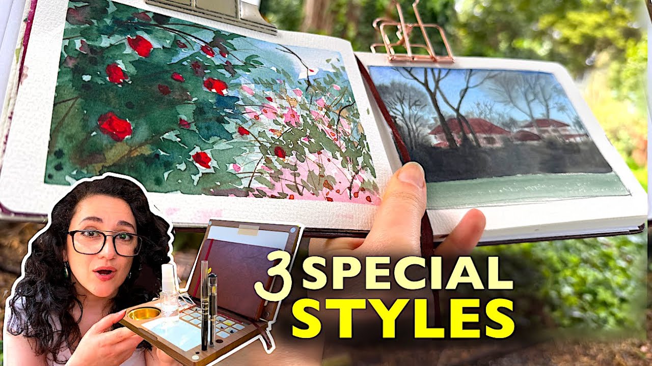 Elevate Your Urban Sketching With 3️⃣ GREAT Techniques| Lightwish Wooden Pochade Box Review