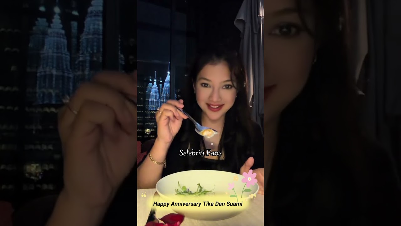 Atikah Dapat 99 Kuntum Bunga Rose Dari  Suami Sempena Anniversary