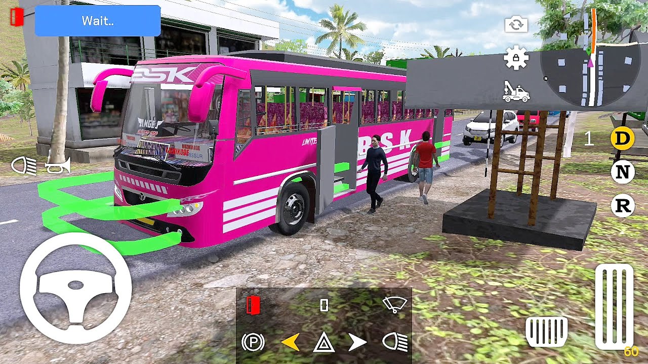 Take Passengers from Perumbavoor to Muvattupuzha | Bus Simulator Kerala BSK