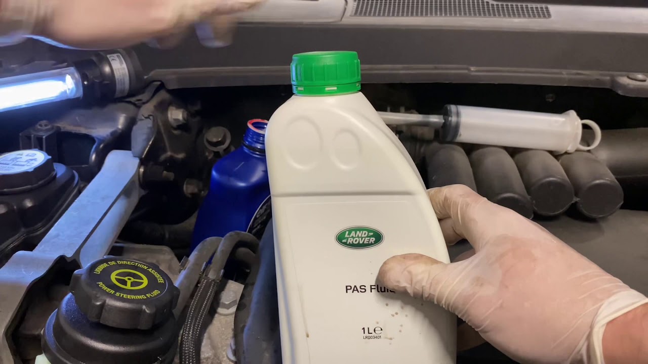 Wymiana płynu wspomagania. Freelander 2. Power steering fluid change. LR 2