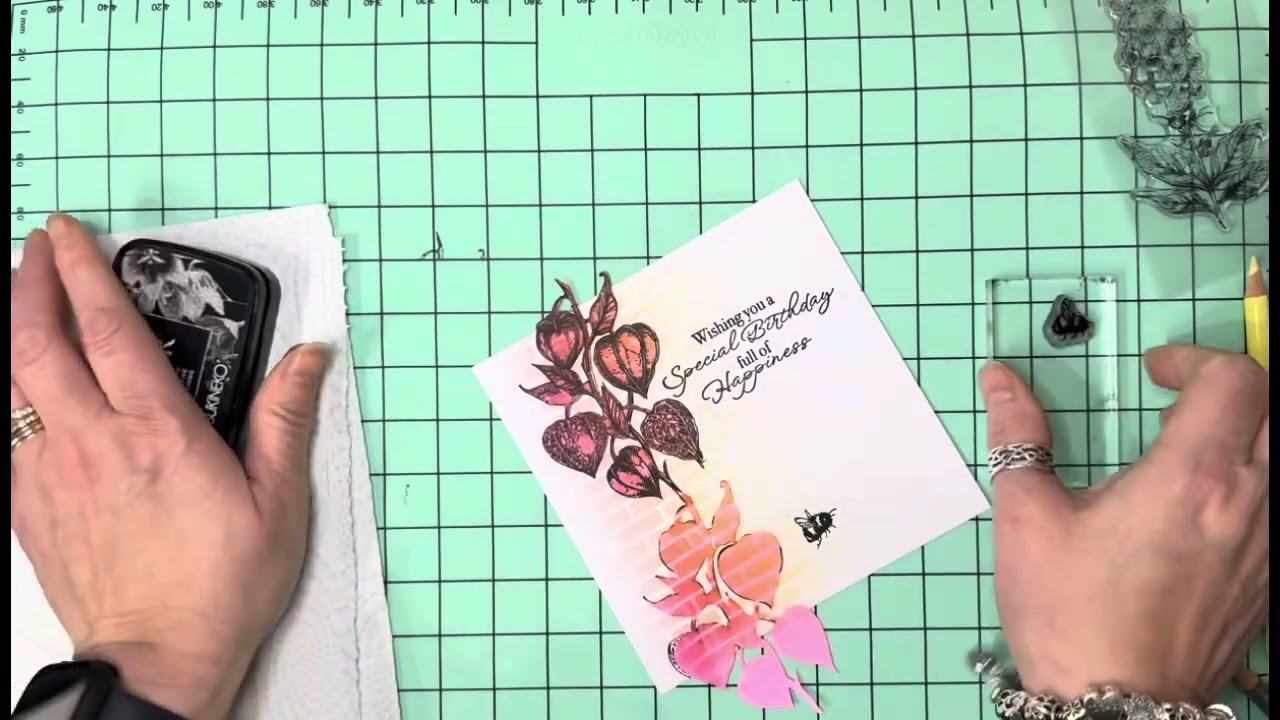 Sweet Poppy Stencils - Chinese Lantern Stamp.