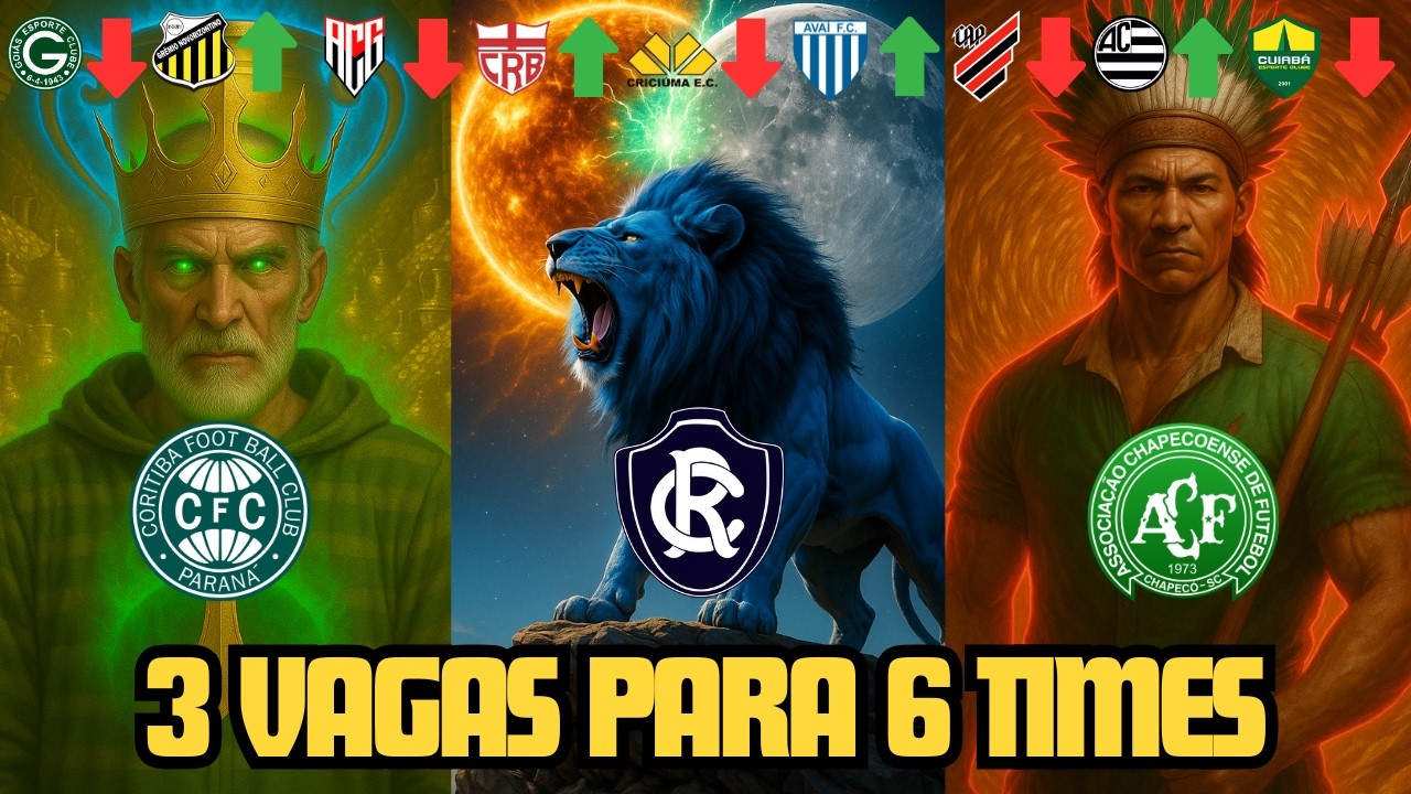 SÓ RESTAM 3 VAGAS NO ACESSO! SÓ 6 TIMES ESTÃO VIVOS NA SÉRIE B!