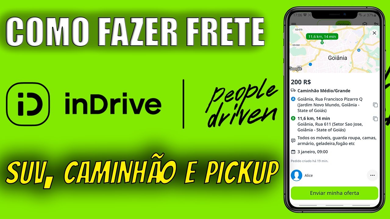 ENTRE OS APLICATIVOS PARA FAZER FRETE E ENTREGAS | InDriver fica como ótima opção