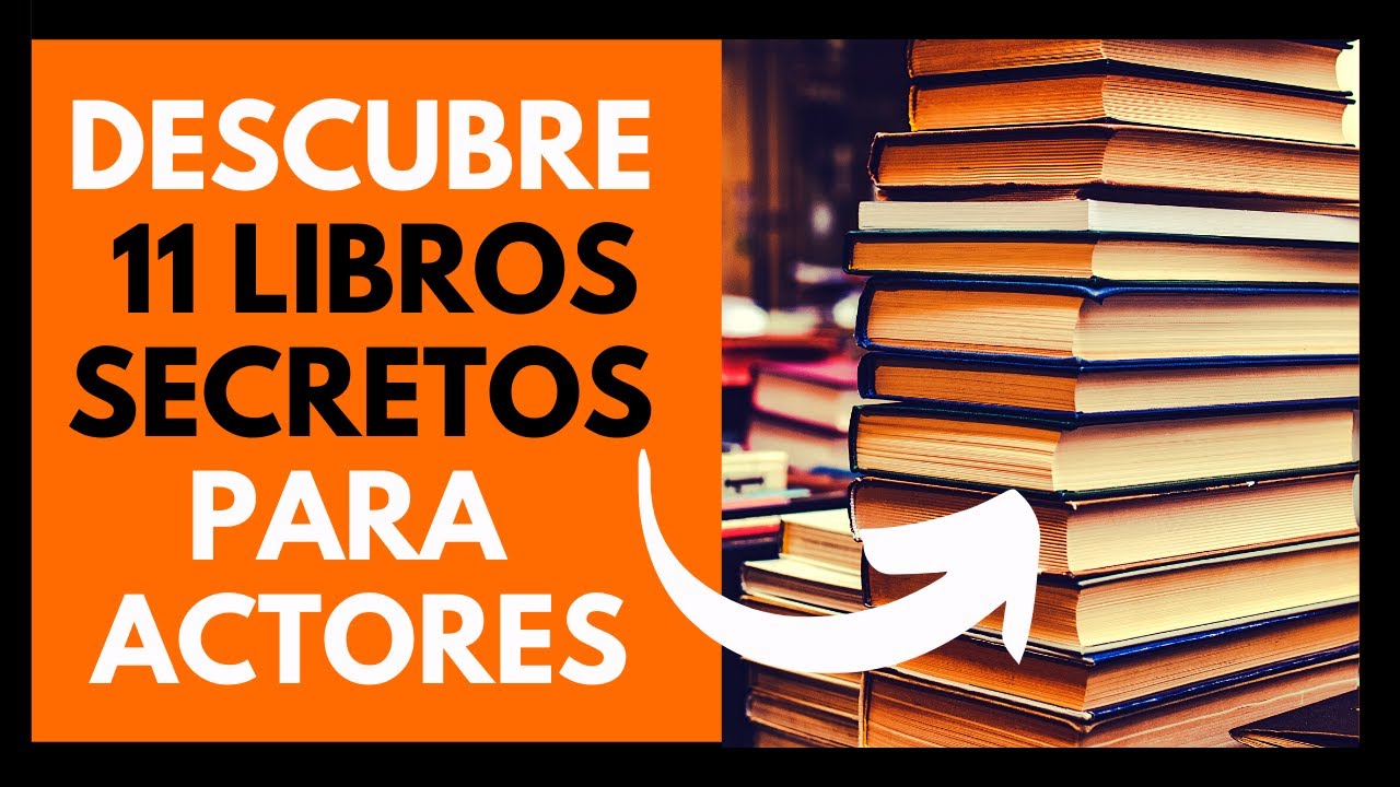 Los 11 LIBROS que TIENES QUE LEER si QUIERES SER ACTOR📙📙 Coaches actorales online Pablo y Virginia!!