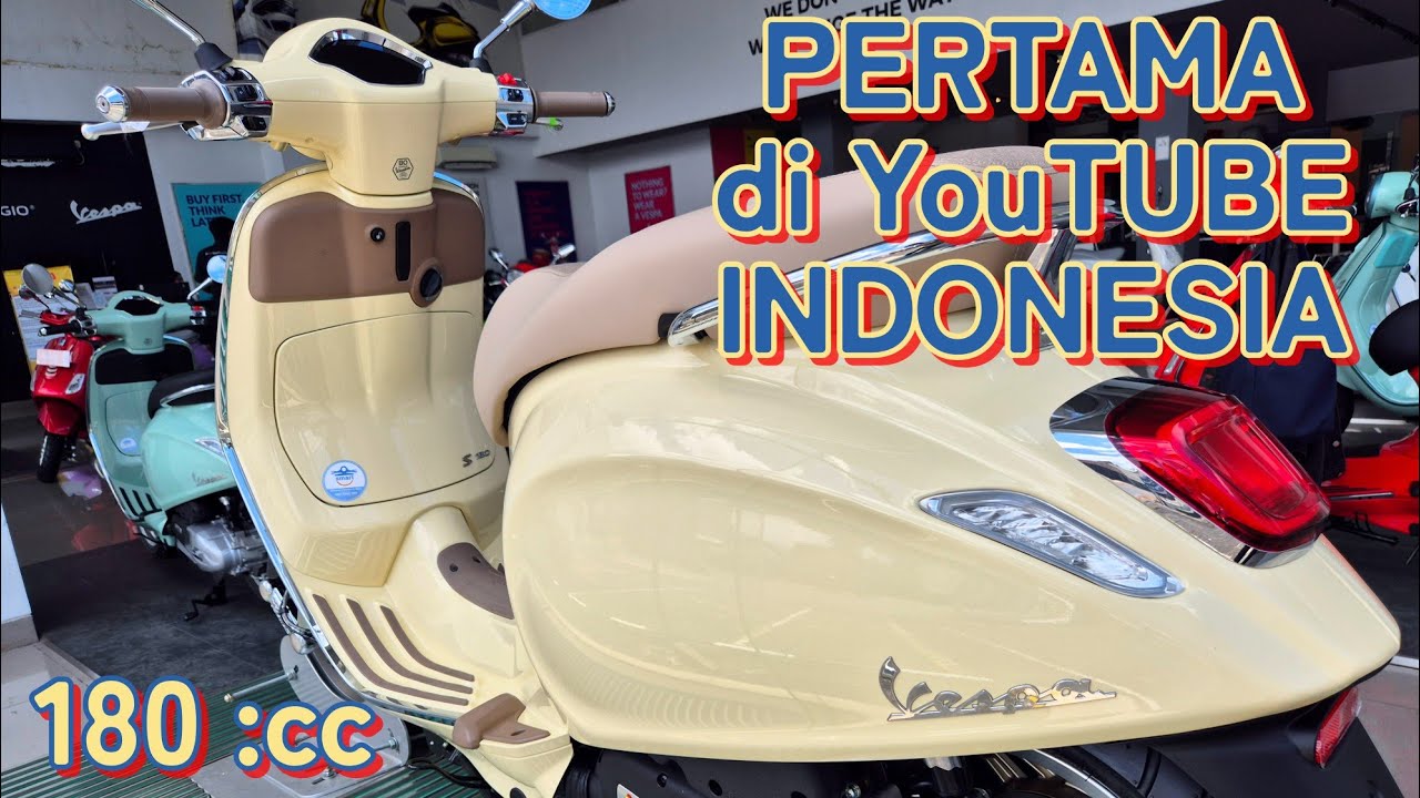 'TERBARU & TERMAHAL' | new VESPA PRIMAVERA s 180 yellow Dissivolto
