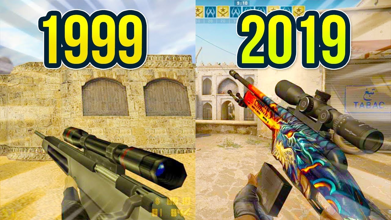 Evolution of the Scout Sniper Rifle in Counter Strike 1999 - 2019