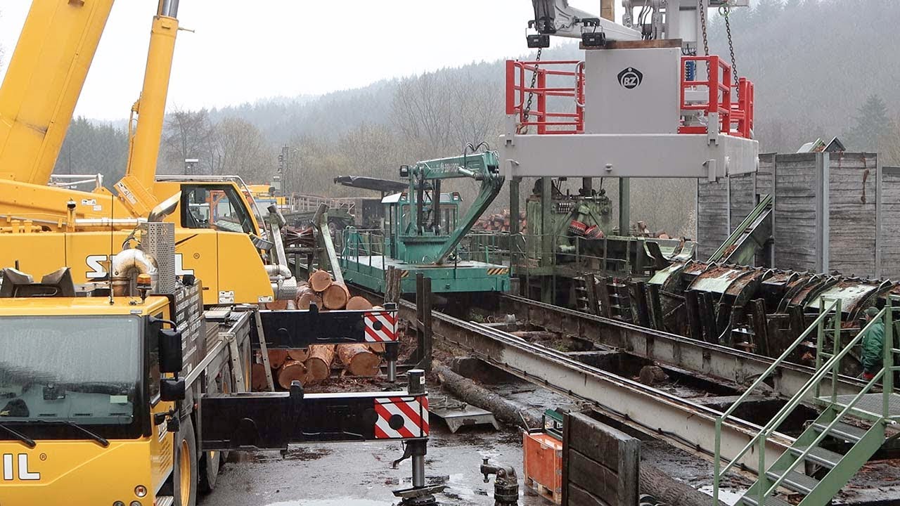 SÄGEWERK ENDERS: Austausch des Transportwagens