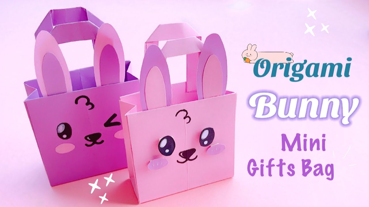 Origami 🐰 Bunny Gifts Bag Idea | Easy & Cutest gifts for your best friend 