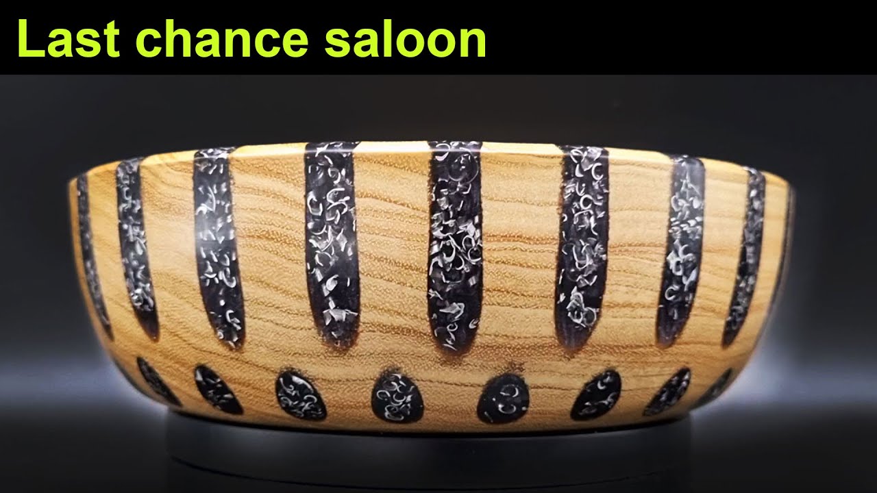 Woodturning a bowl and happily giving it away