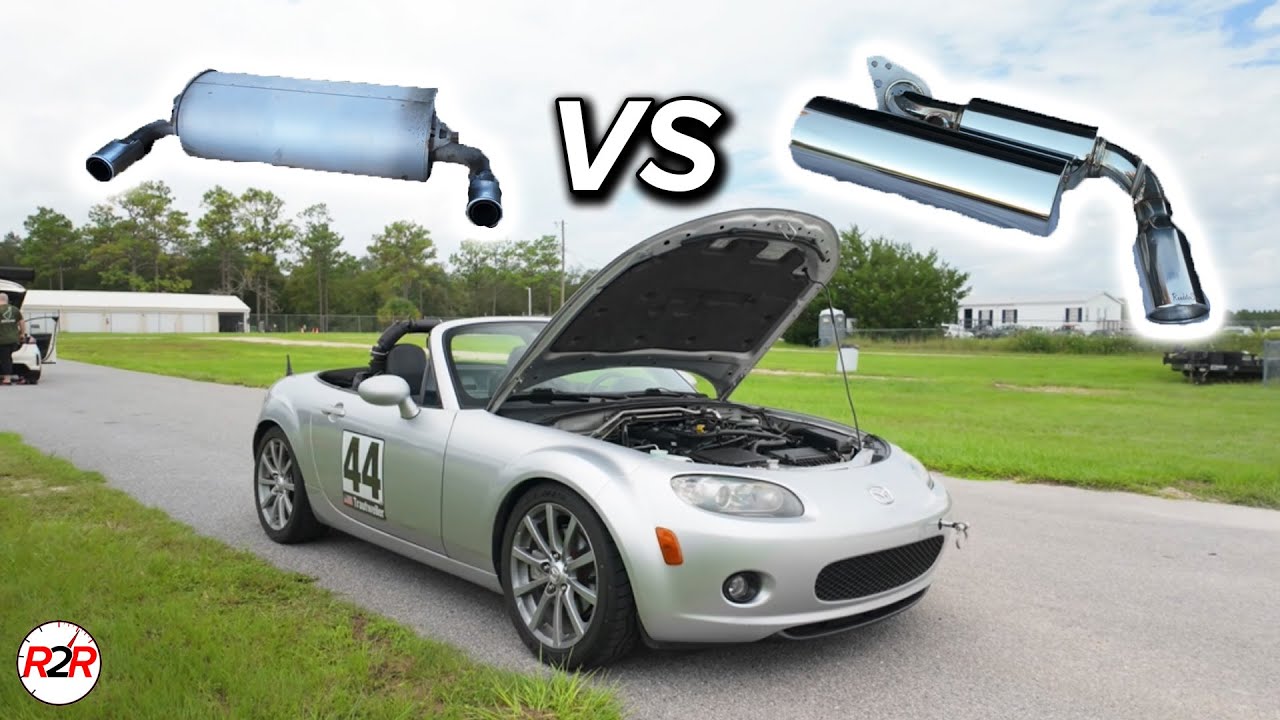 NC&nbsp;Miata&nbsp;Exhaust&nbsp;Comparison! (GWR Helmholtz Race Single vs Stock)