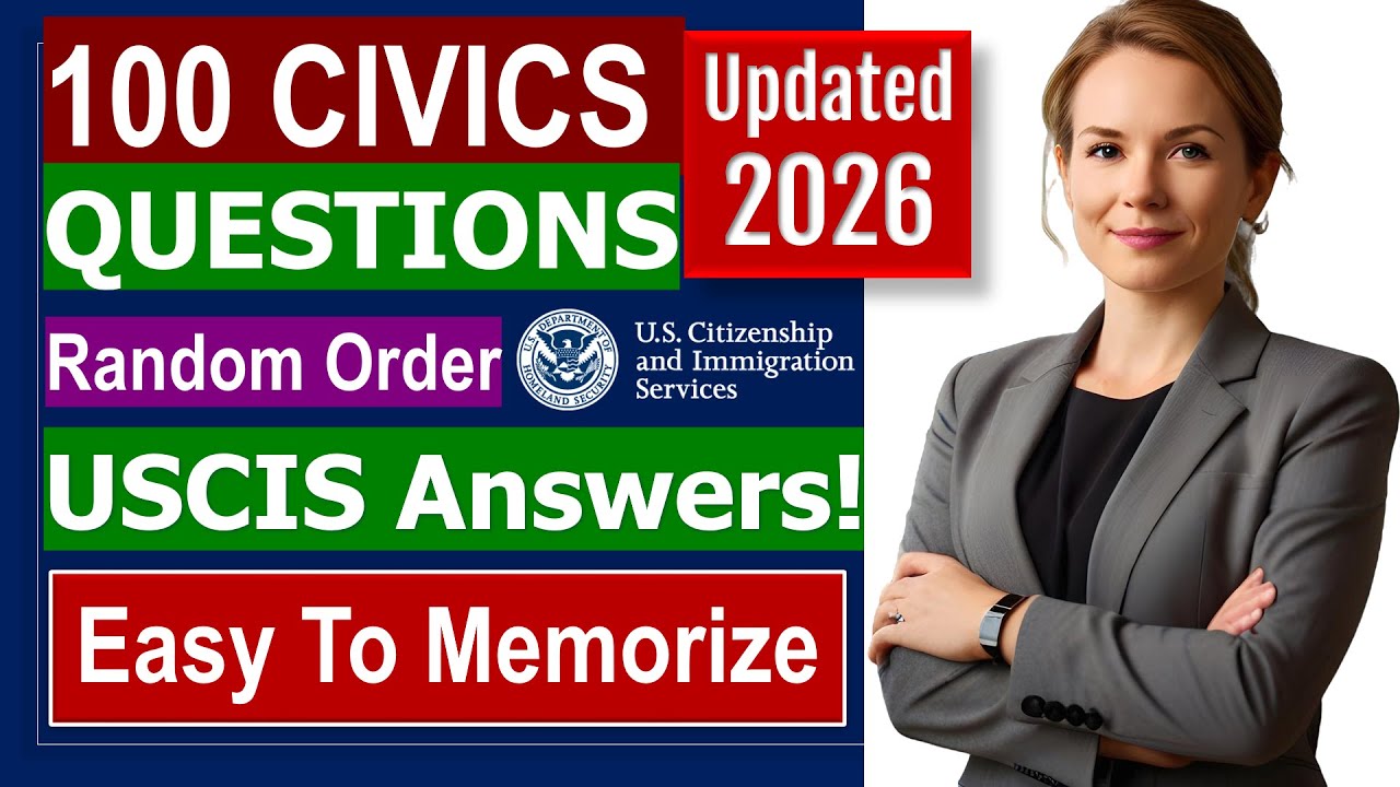 Challenge Yourself with the 100 Civics Questions Random (2008 version) for US Citizenship Test 2026