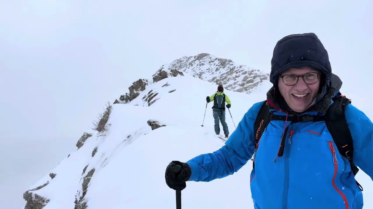 Ski freerando à Puy Saint Vincent, 15 janvier 2024