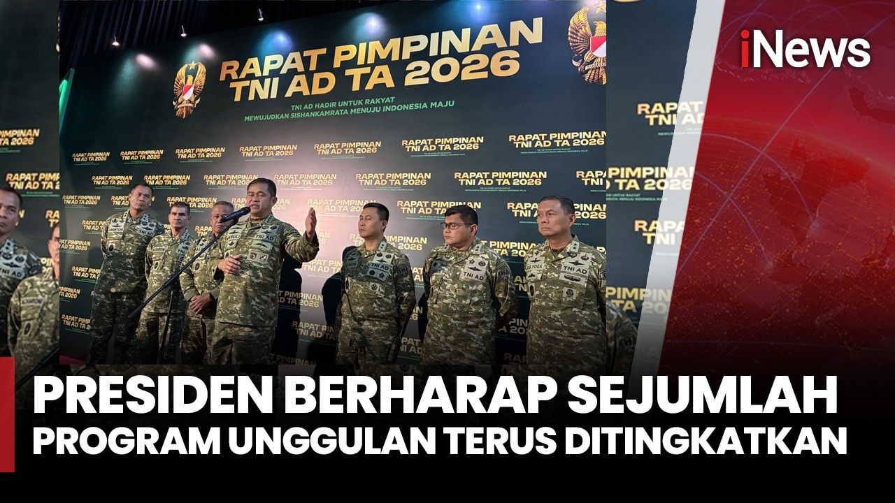 Rapim TNI AD Bahas Program Prioritas Pemerintah | iNews Malam 11/2