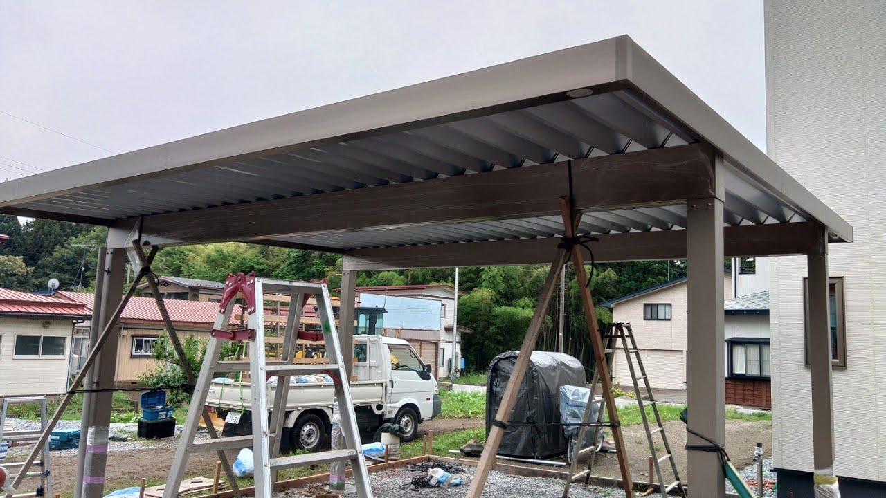 腐職人日記＃３０『カーポートを建ててみた』