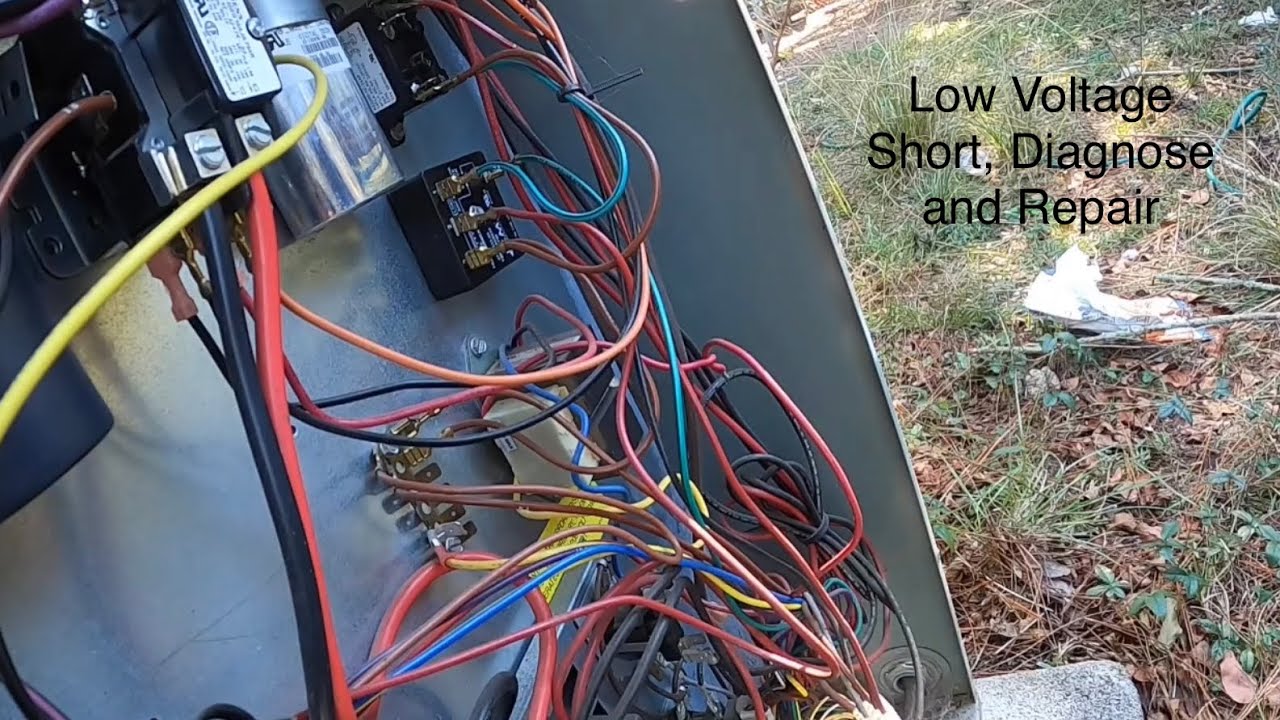 Blown transformer and low voltage short.