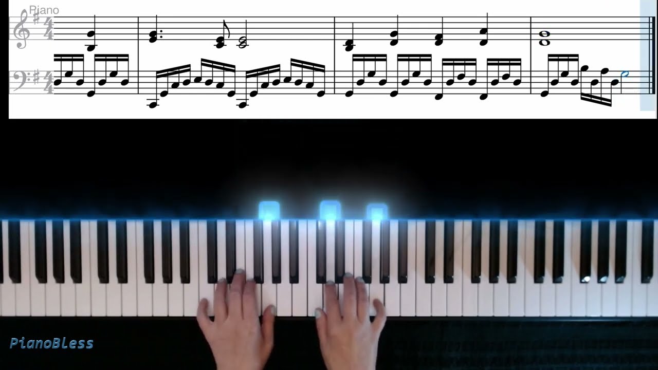 Tutorial - Nearer, my God, to Thee with Sheet Music - Mais Perto Quero Estar com Partitura