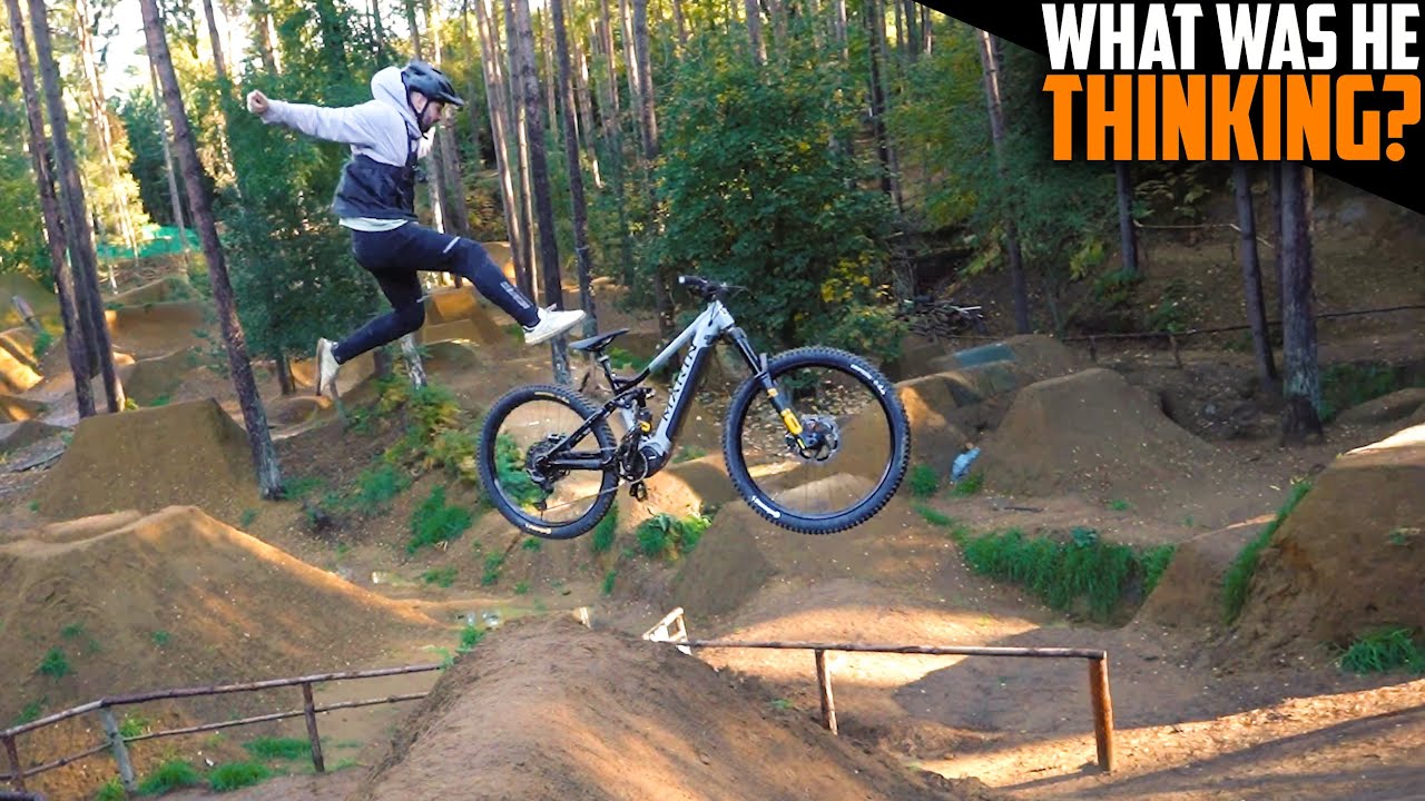 BEN RIDES MY BRAND NEW E-BIKE AND CRASHES IT!!