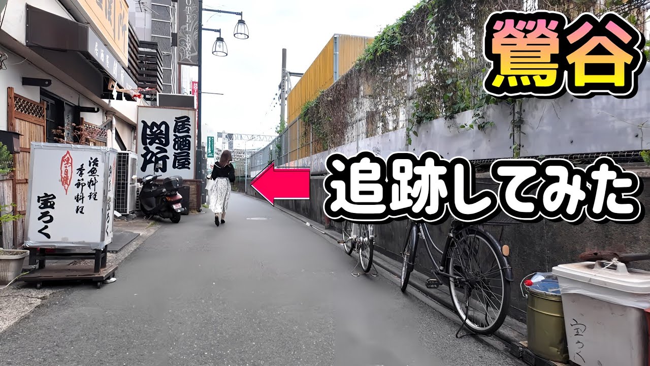 【鶯谷ホテル街】思わず後ろ姿に見惚れたので追ってみた #uguisudani