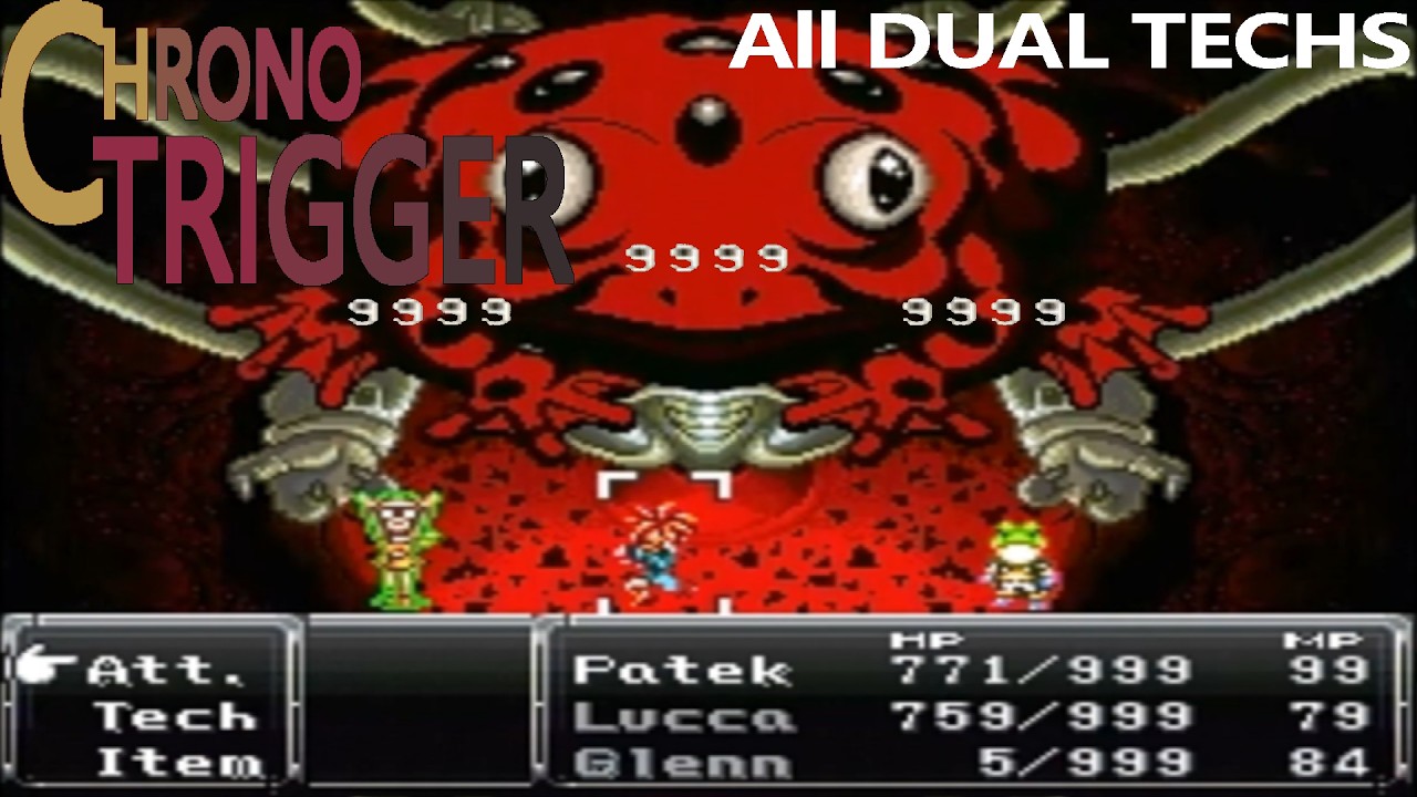 Chrono Trigger - All Double Techs High Quality