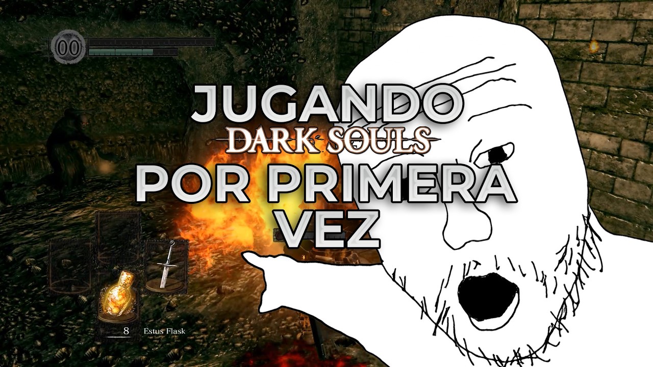 MI PRIMERA VEZ JUGANDO DARK SOULS FUE...