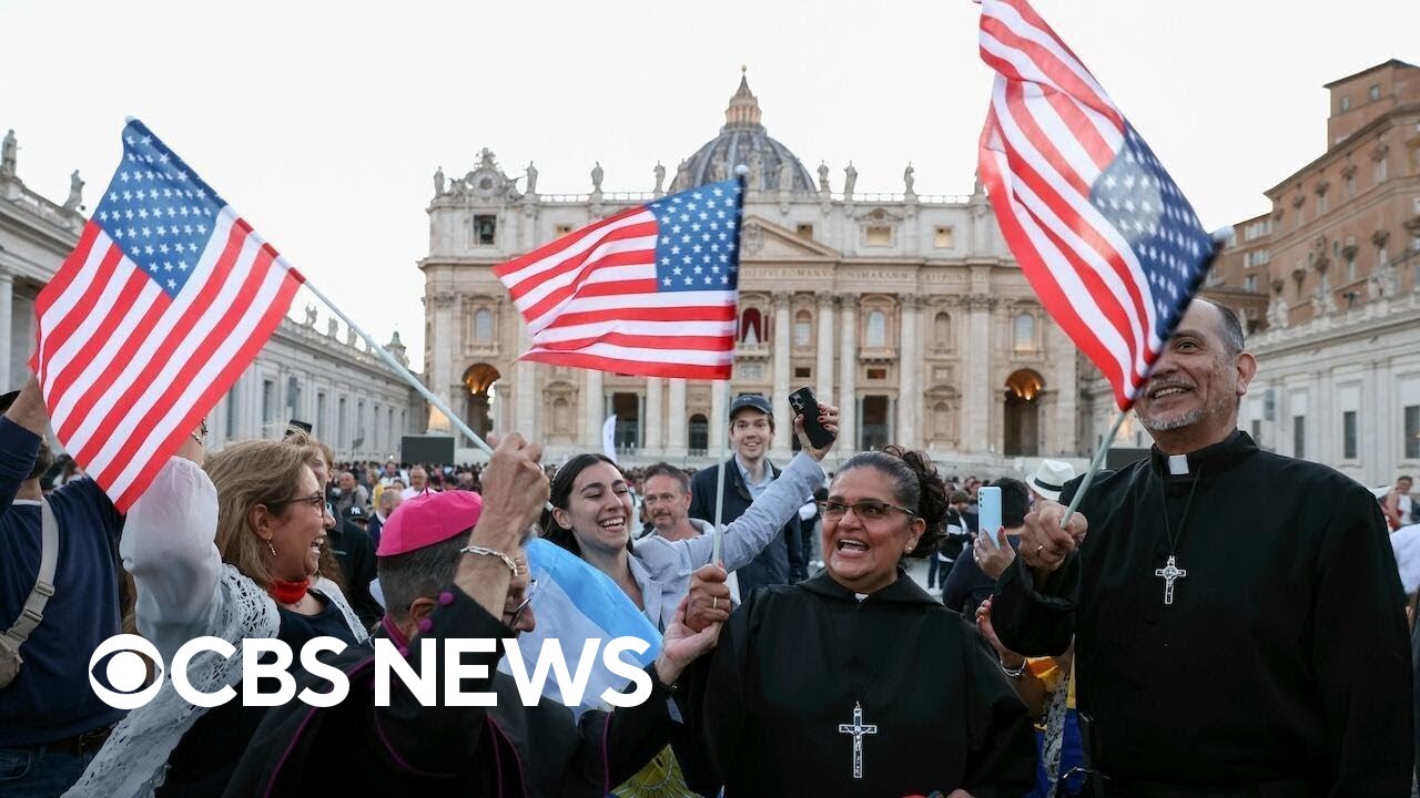 Excitement, shock in Rome as first American pope, Leo XIV, elected