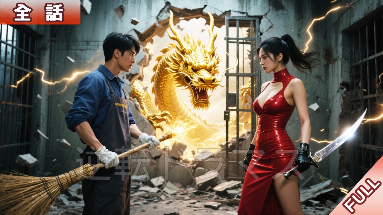 監獄の清掃員の正体は蒼龍戦神！モップ一振りで女帝を叩き伏せ、帰還すると最愛の人が兄に売られていた。怒りの戦神は百万の軍勢を召喚し奪還へ！